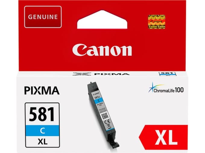 Canon CLI-581C XL - Inktcartridge - Origineel - Hoge capaciteit - Cyaan