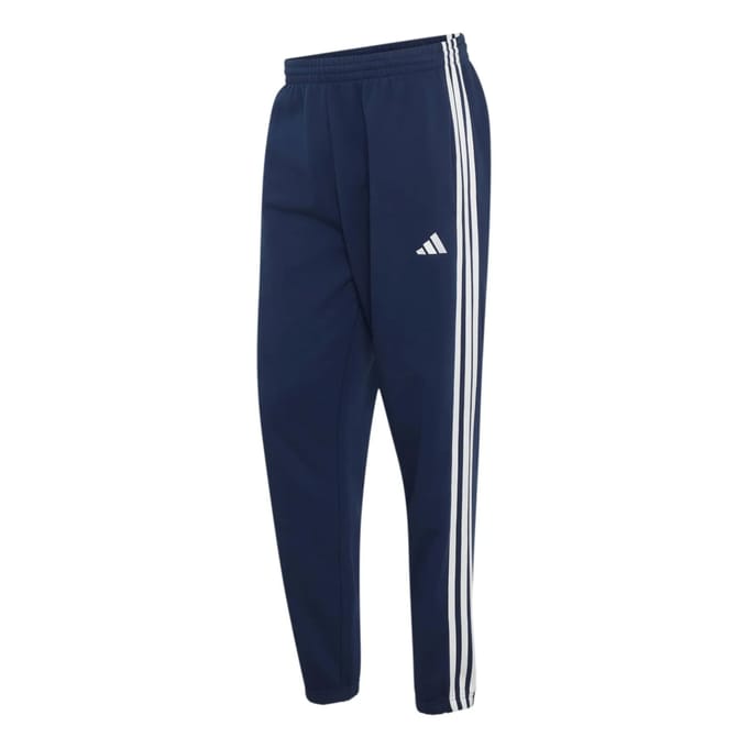 Adidas Essentials 3 Stripes Fleece Tapered Cuffed Joggers Blauw S / Regular Man
