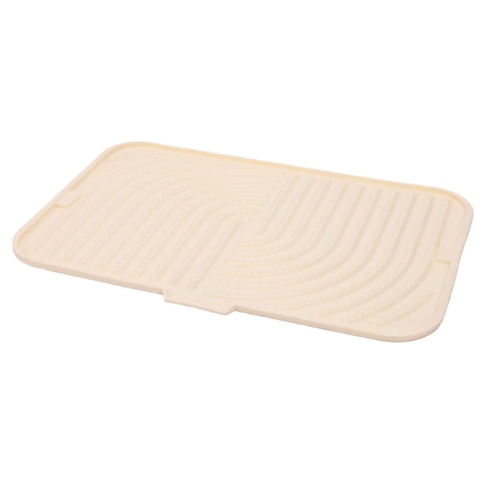 Siliconen Afdruipmat met Schuine Afvoer Non-slip Afdruiprek Mat voor Keukenblad