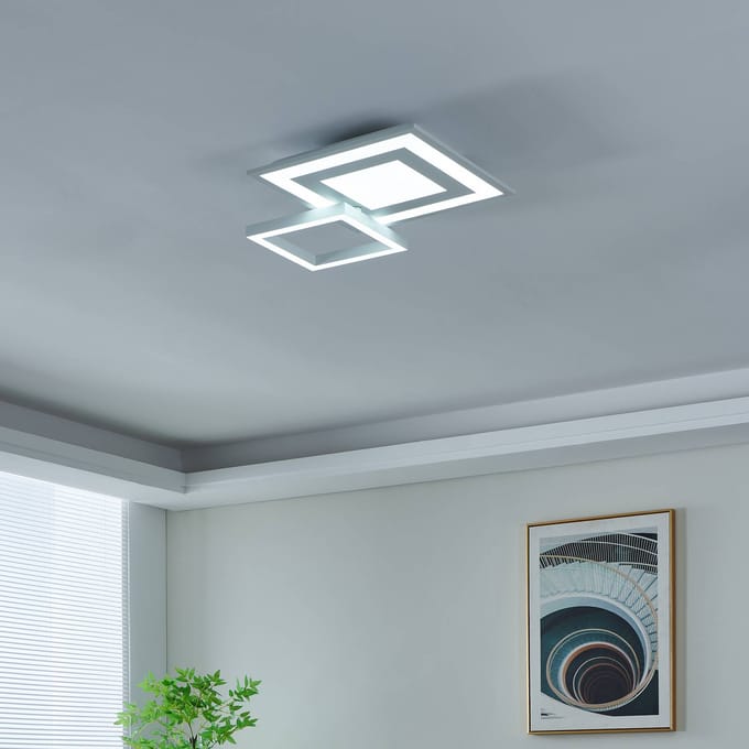 EGLO connect.z Savatarila-Z Smart Plafondlamp - 45 cm - Wit - Instelbaar RGB & wit licht - Dimbaar - Zigbee