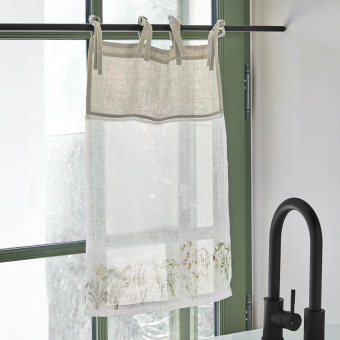 LOBERON Vitrage Lozere beige/bruin