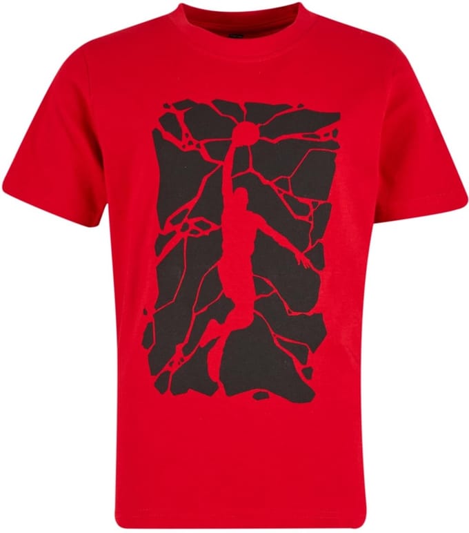 Mister Tee - Kids Basketball Splitters Kinder Tshirt - Kids 122/128 - Rood