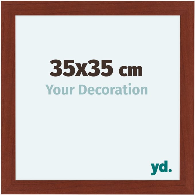 Your Decoration - Fotolijst 35x35 cm - MDF - Kersen - Como