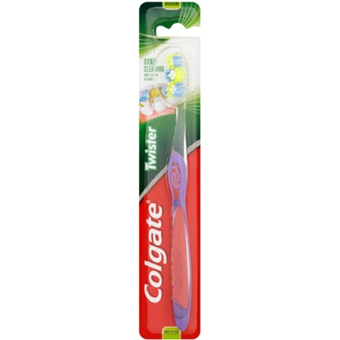 Colgate Twister Medium Tandenborstel - Groen