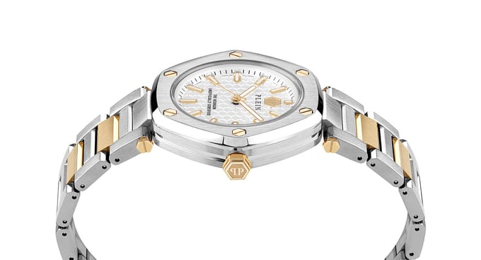 Philipp Plein The Hexagon PW1BA0523 Horloge - Staal - Multi - Ø 38 mm