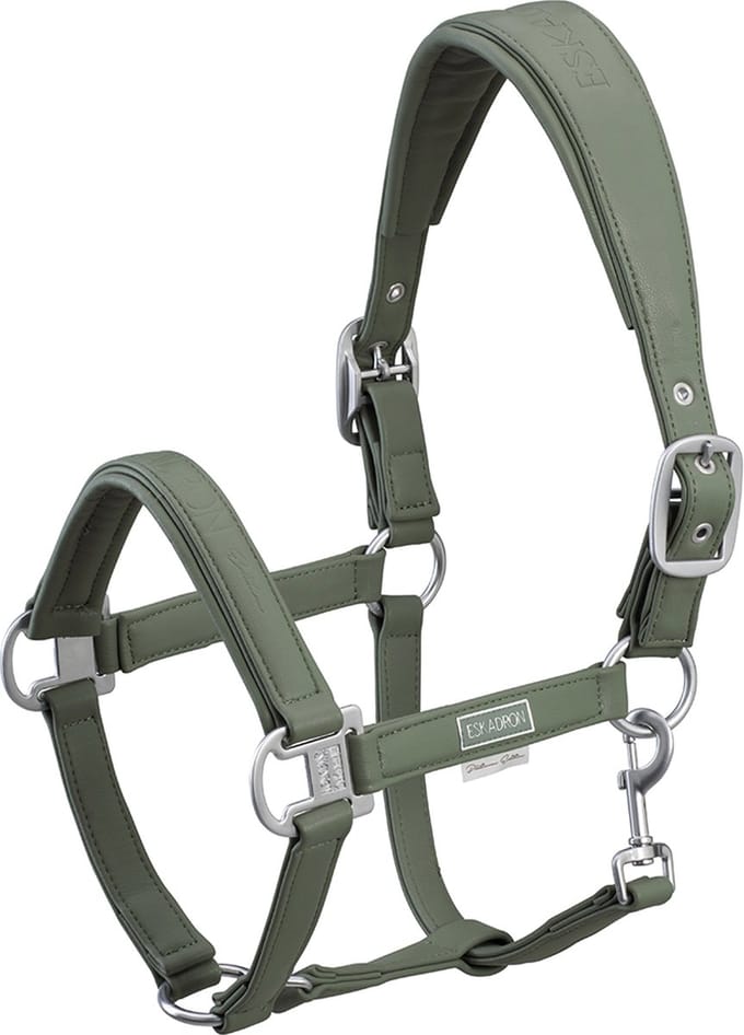 Eskadron Halster Platinum - Groen - paard