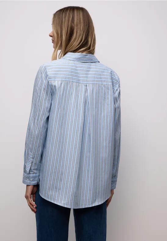 Gestreept overhemd blouse