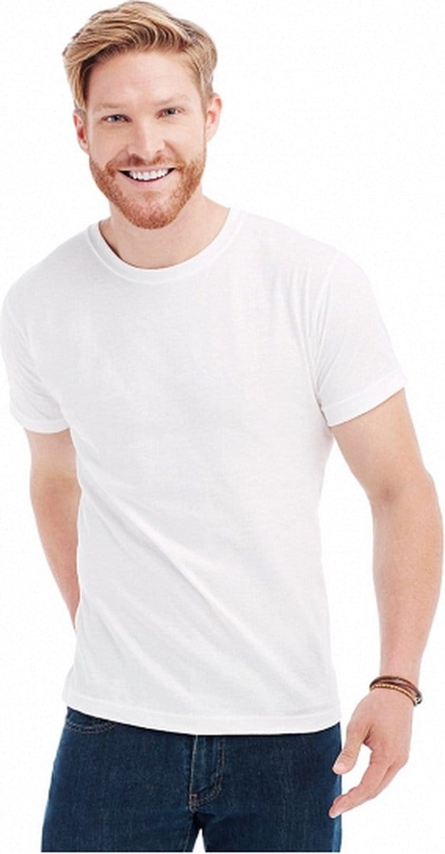 Stedman T-shirt - wit - basic - ronde hals - 150 grams - katoen - shirt S