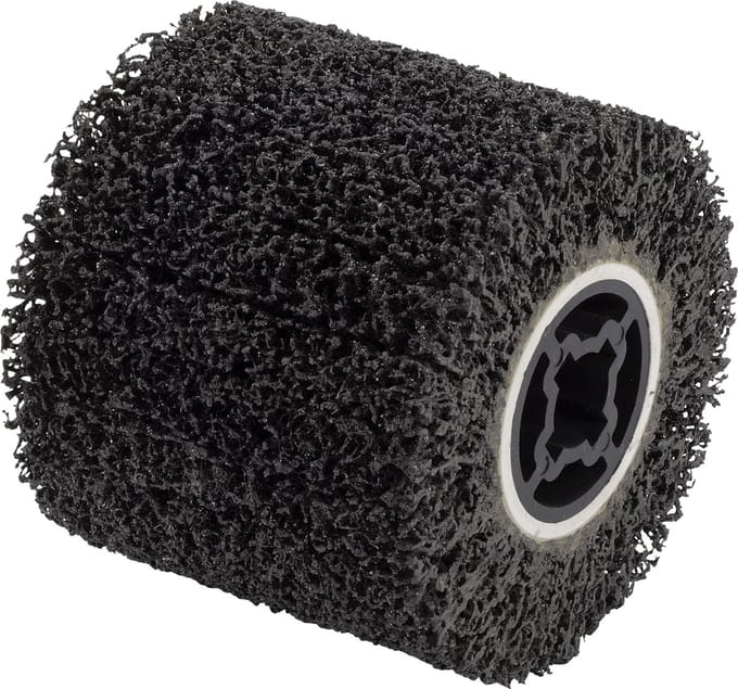 Kreator Siliciumcarbide-borstel KRT271003 - Ø 120x100mm - Accessoire voor schuurroller