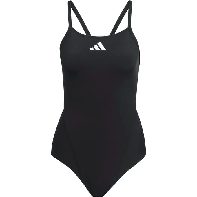 Adidas Performance Ripstream Team C-Rug Zwempak Met Dunne Bandjes - Dames - Zwart