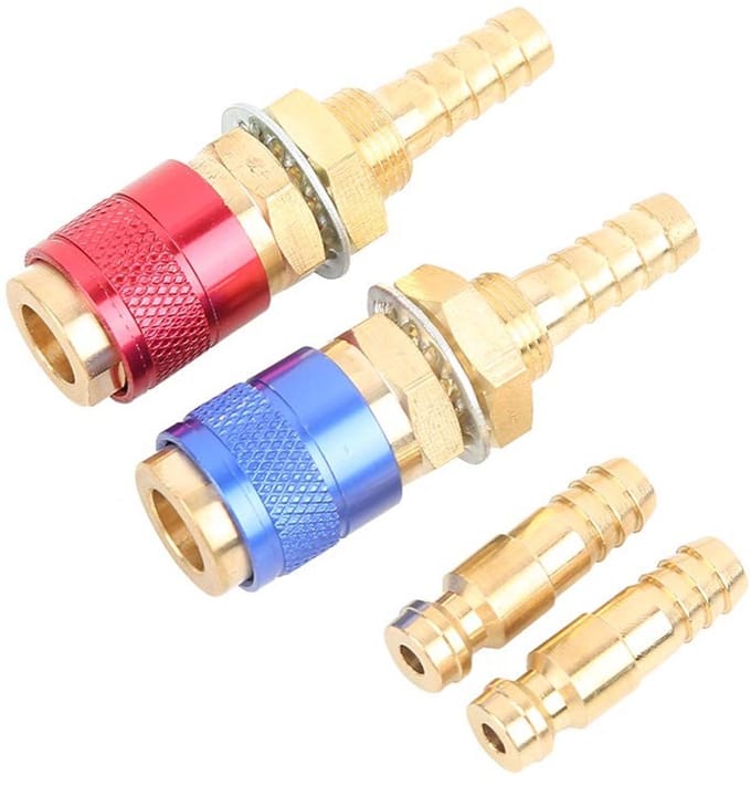 Vt products - Watergekoelde en Gasadapter Snelkoppeling - 8 Mm