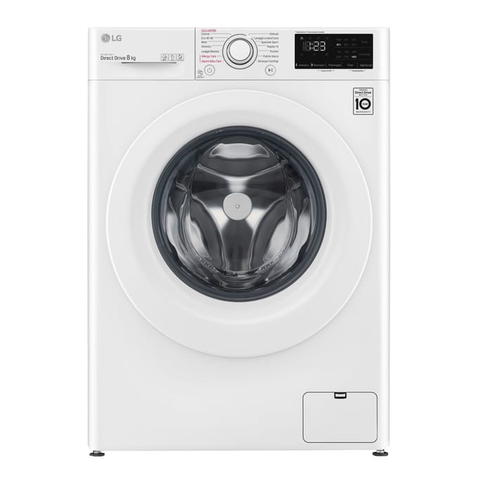 LG F4WV308S3E wasmachine Voorlader 8 kg 1400 RPM Wit