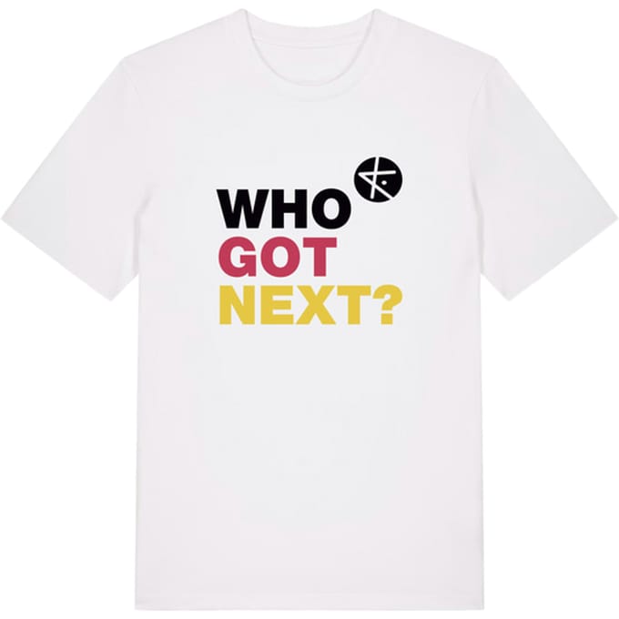 Kickz Duitsland Who Got Next? T-shirt Wit