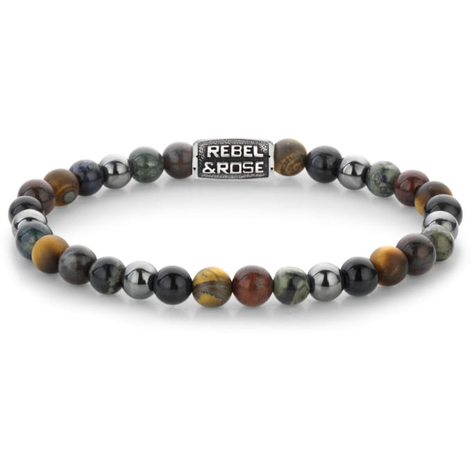 Armband - Staal/Beads | Rebel & Rose