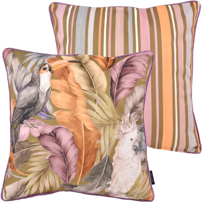 NOVÉE Sierkussen velvet noura paars | 45 x 45 cm | velvet/polyester