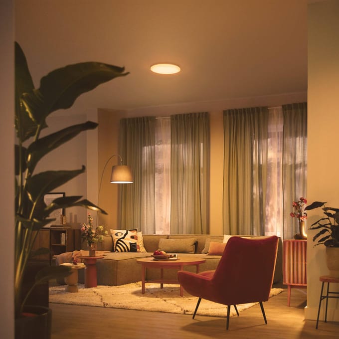 Philips Izso Plafonnière wit - 40W - met afstandsbediening