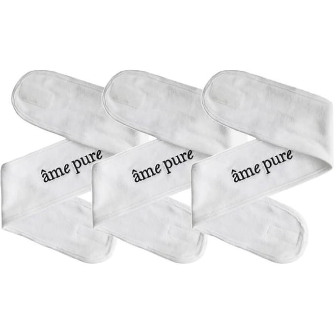 âme pure SPA HOOFDBAND SET - Haarband Voor Spa-Behandelingen En Make-up 3 St.