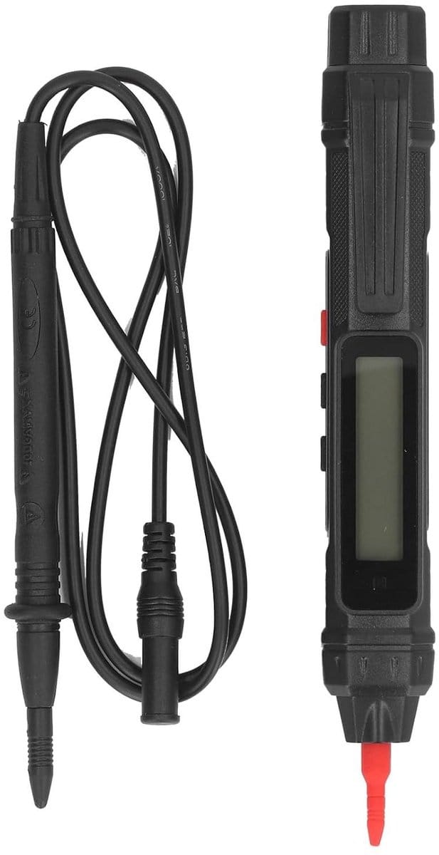 Digitale multimeter - Spanning tester - Elektrische metingen - Automatische detectie - Compact ontwerp - Zwart