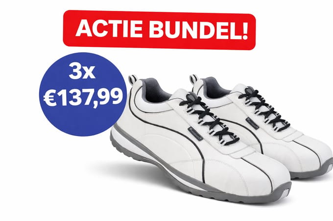 Safety Jogger L32oN sportive werksneaker S3 SRC-ESD - Wit - 39