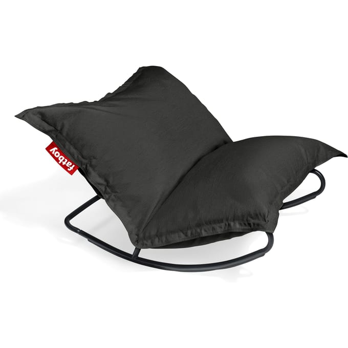 fatboy Rock 'N Roll + Original zitzak voor buiten - Thunder grey - Black