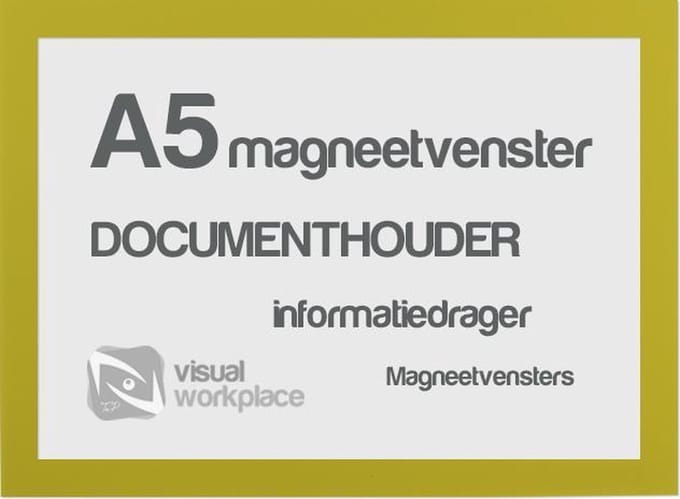 Magneetvensters A5 - Geel