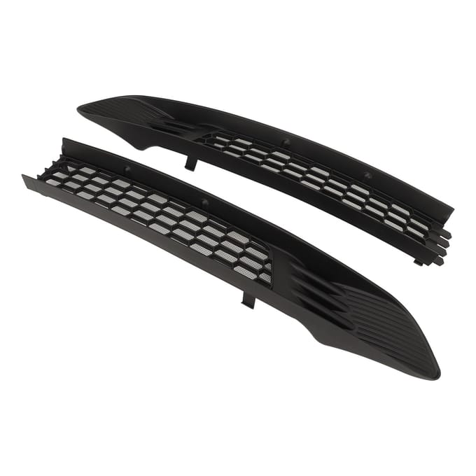 Auto Voorbumper Grill Split Type Mat Zwart Luchtinlaat Grille Cover Vervanging voor Tesla Model 3 black