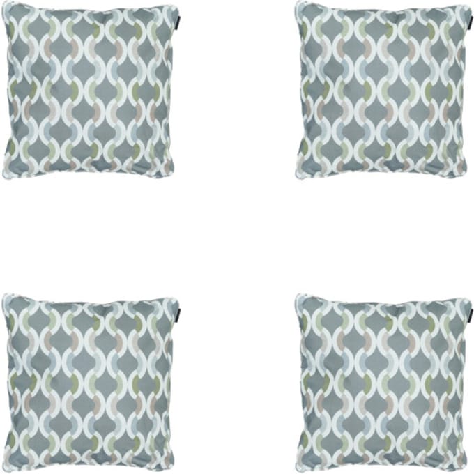 Madison - Sierkussen Trivia grey - Ca. 50x50 cm - Set van 4