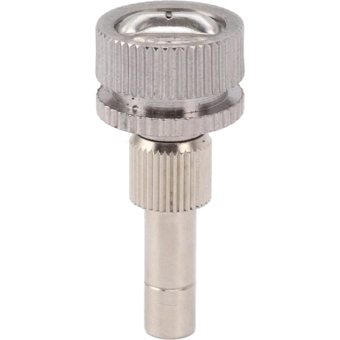 Mister Nozzle 6mm Snelkoppeling Messing Ventilatorvormige Laagdruk Verstuiver Nevelsproeier voor Koeling gray
