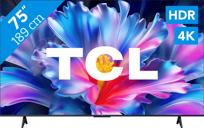 TCL 75P6L - 75 inch - 4K QLED - 2026 - Smart TV