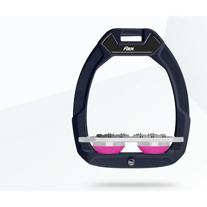 Plat Ultra Grip Veiligheidsstijgbeugels Bruin/Grijs/Roze Flex-On Safe-On