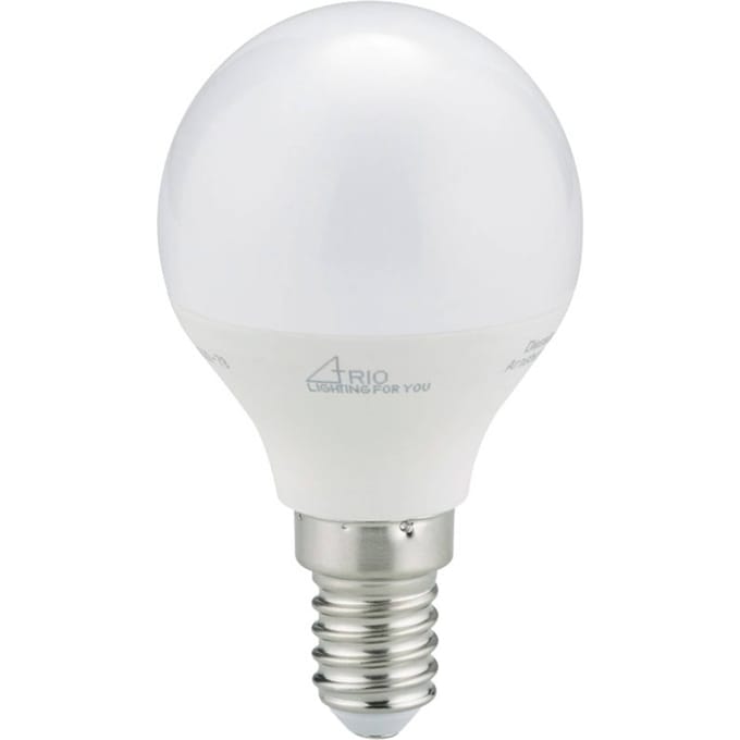 Trio Lighting E14 3,5W LED druppellamp, warmwit, opaal
