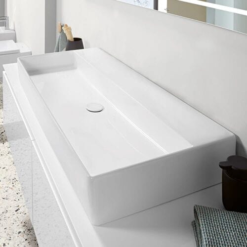 Villeroy & Boch Memento 2.0 washbasin 100 cm without tap hole, without overflow 4A221F01
