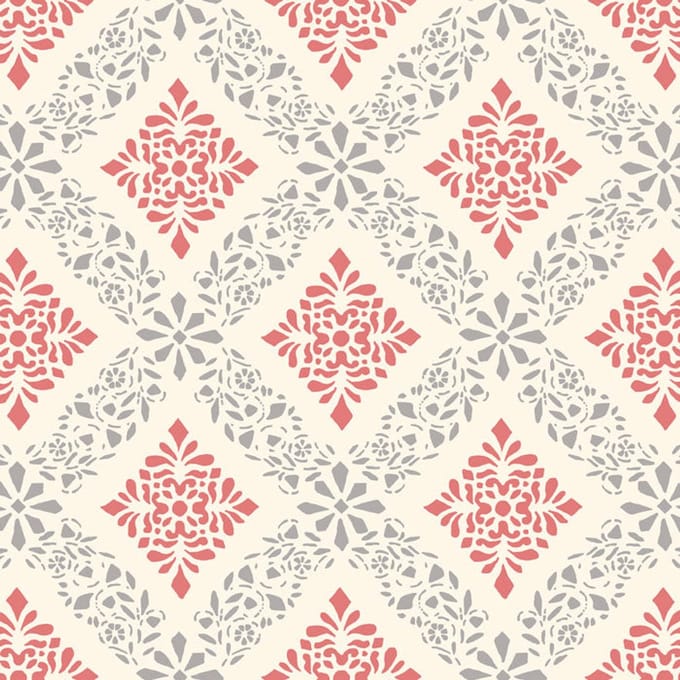 Duro Vliesbehang 006-13 - Gammalsvenska Papper - Klassiek Rood - 53cm x 10.05m