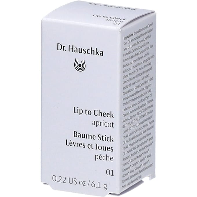 Dr. Hauschka Lip to Cheek Cream Blush Stick in Abrikoos - 6.1g