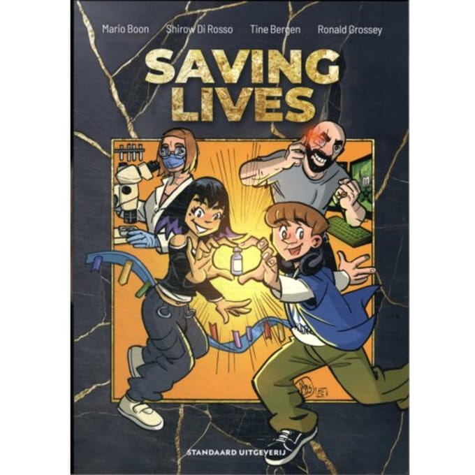 Saving Lives - Strip Belexpo - Vaccinontwikkeling België