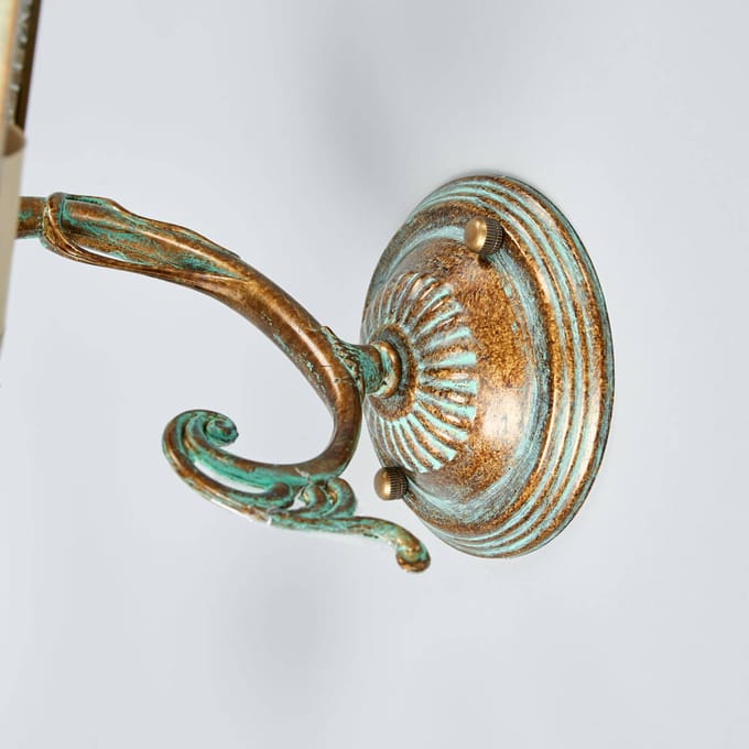 Lindby schilderij verlichting Kalea, 46 cm, 2-lamps, verdigris, E14