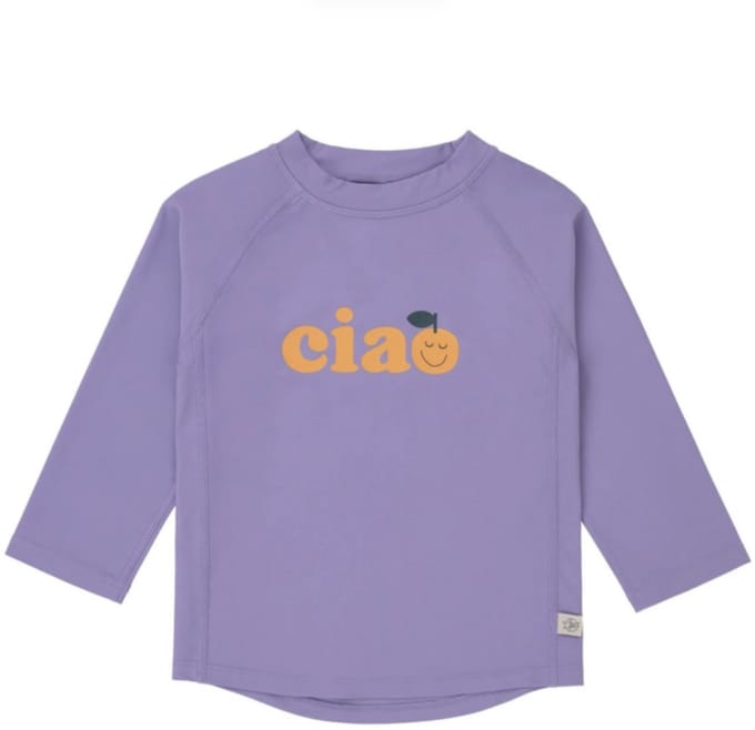 Lässig UV Shirt - Longsleeve - Paars - Sinaasappels - Unisex - Maat 98