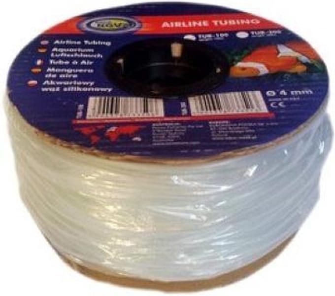 Aqua Nova siliconenslang TUB-200, 4x6mm, transparant, 200m op rol