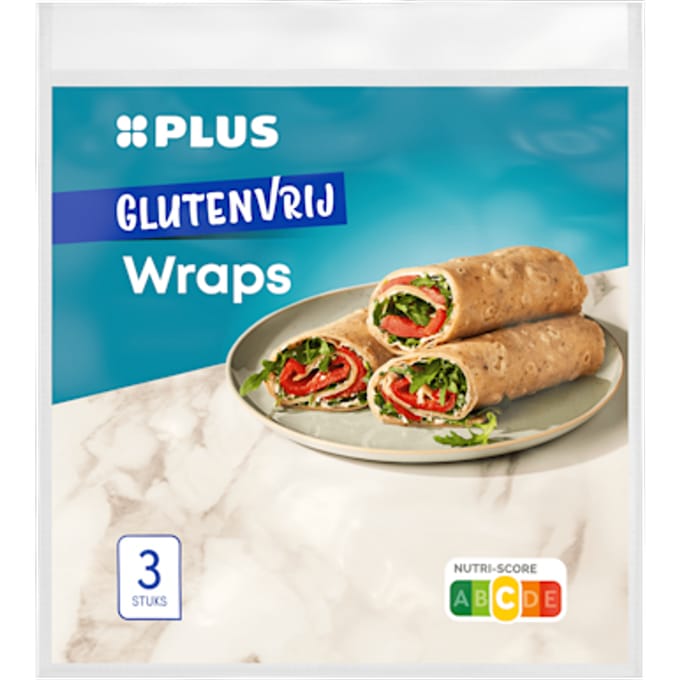 Glutenvrije wraps 3 stuks
