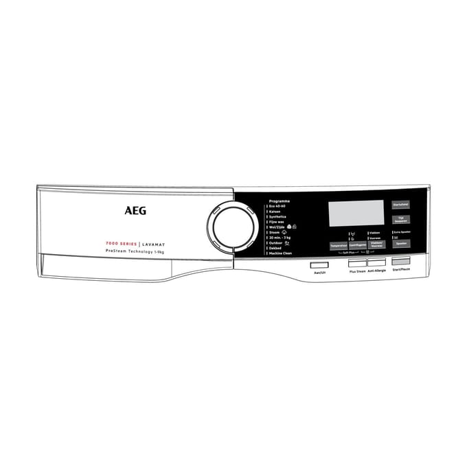 AEG controlepaneel, wit, AEG 140213952017