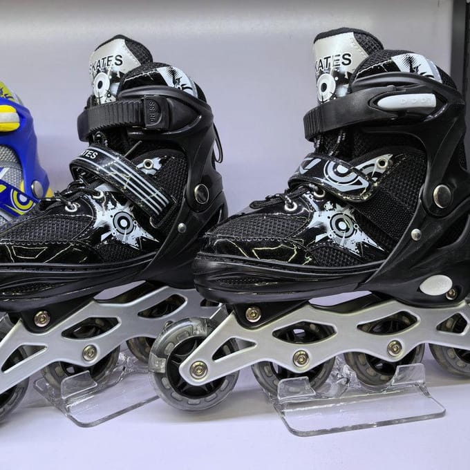 Kinderschaatsen, Beginners Rollerblades, Kinderen Enkelrijige Rollerblades M size 35-38 blauw