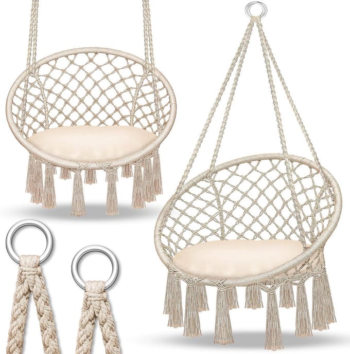 Hangstoel Buiten - Schommelstoel - Hangstoel - loungeset