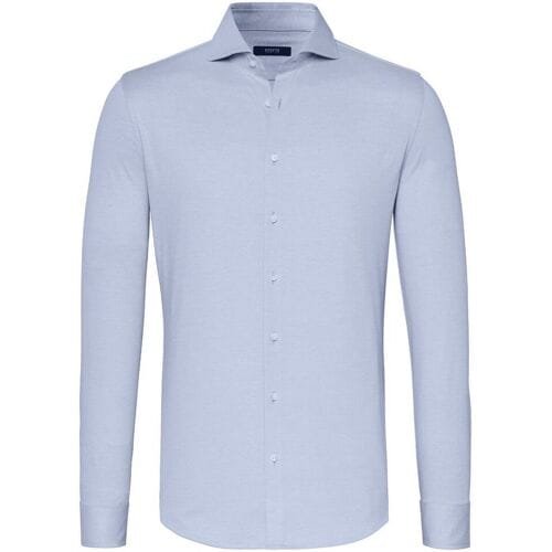 Desoto Luxury Overhemd Uni Luxury Cotton Lighter Blue / male