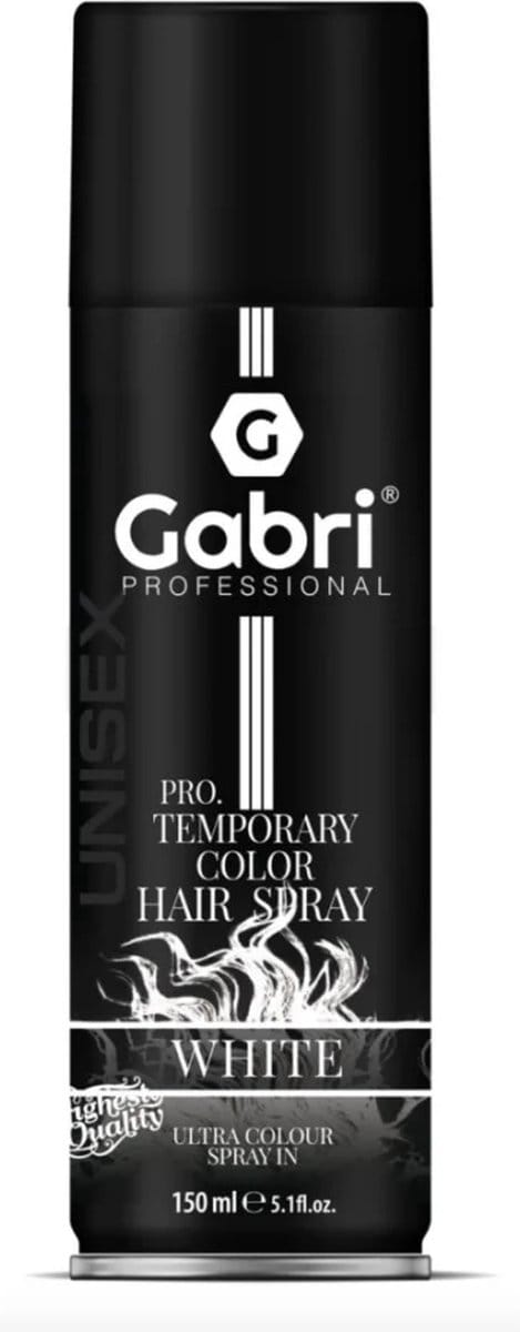Gabri Hair Color Spray White 150ml