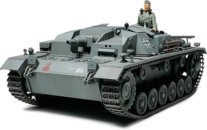 Tamiya Modelbouwpakket Auto - 35281 Sd.Kfz. 142 Sturmgeschutz III Ausf. B Plastic - 1:35 - Modelbouw