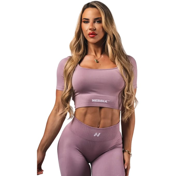 T-shirt dames Nebbia Flow Seamless Shaping