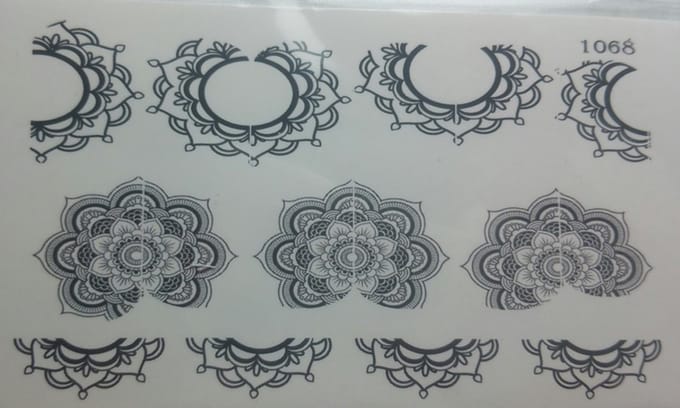 Korneliya Water Decal Nail Wrap WD 1068