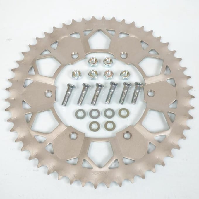 Achtertandwiel Sunstar voor Motor Suzuki 400 DRZ E 2002 tot 2007 52 tanden / linksachter Nieuw