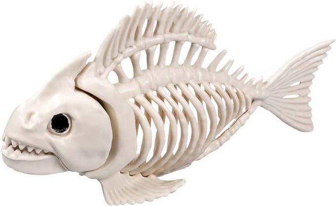 Boland - Decoratie Skelet vis - Horror - Horror