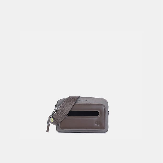 Hedgren Americano Dames Heuptas met RFID-bescherming – Compact – Vintage Taupe